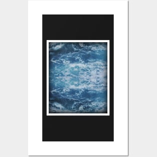 Blue Ocean Waves Posters and Art